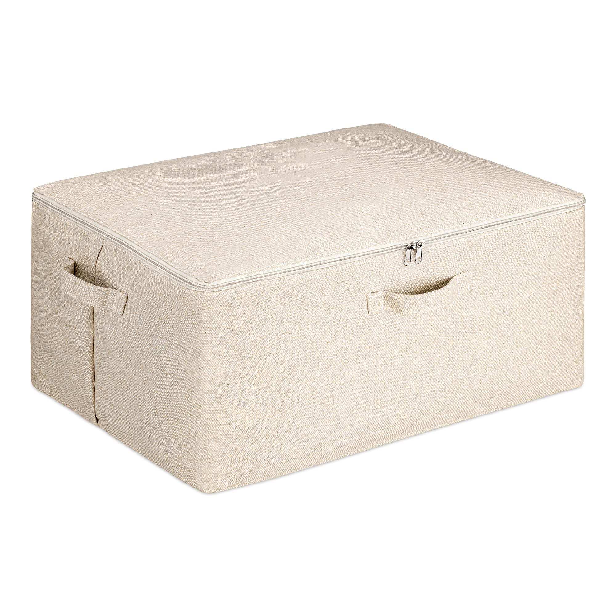 navaris-living-xl-aufbewahrungstasche-beige-60x45x25-cm-faltbar image 1