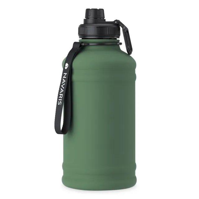 navaris-sport-trinkflasche-edelstahl-2-2-l-doppelwandig image 1