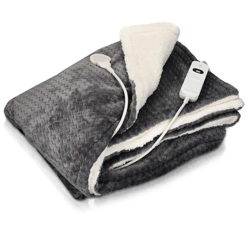 navaris-w-rmedecke-heizdecke-180x130cm-grau-3-stufen image 1