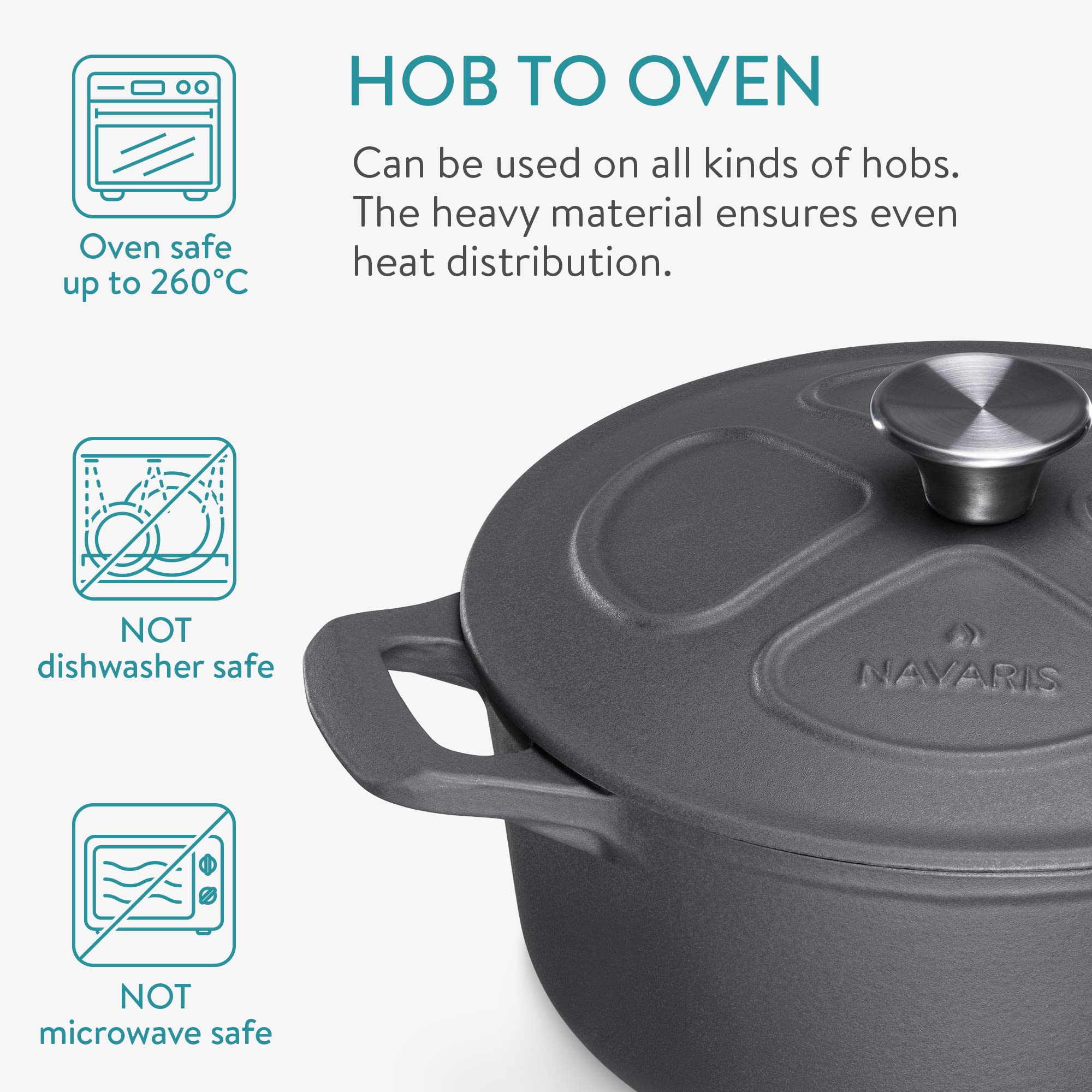navaris-kitchen-gusseisentopf-br-ter-3-5l-24-cm-emailliert image 3