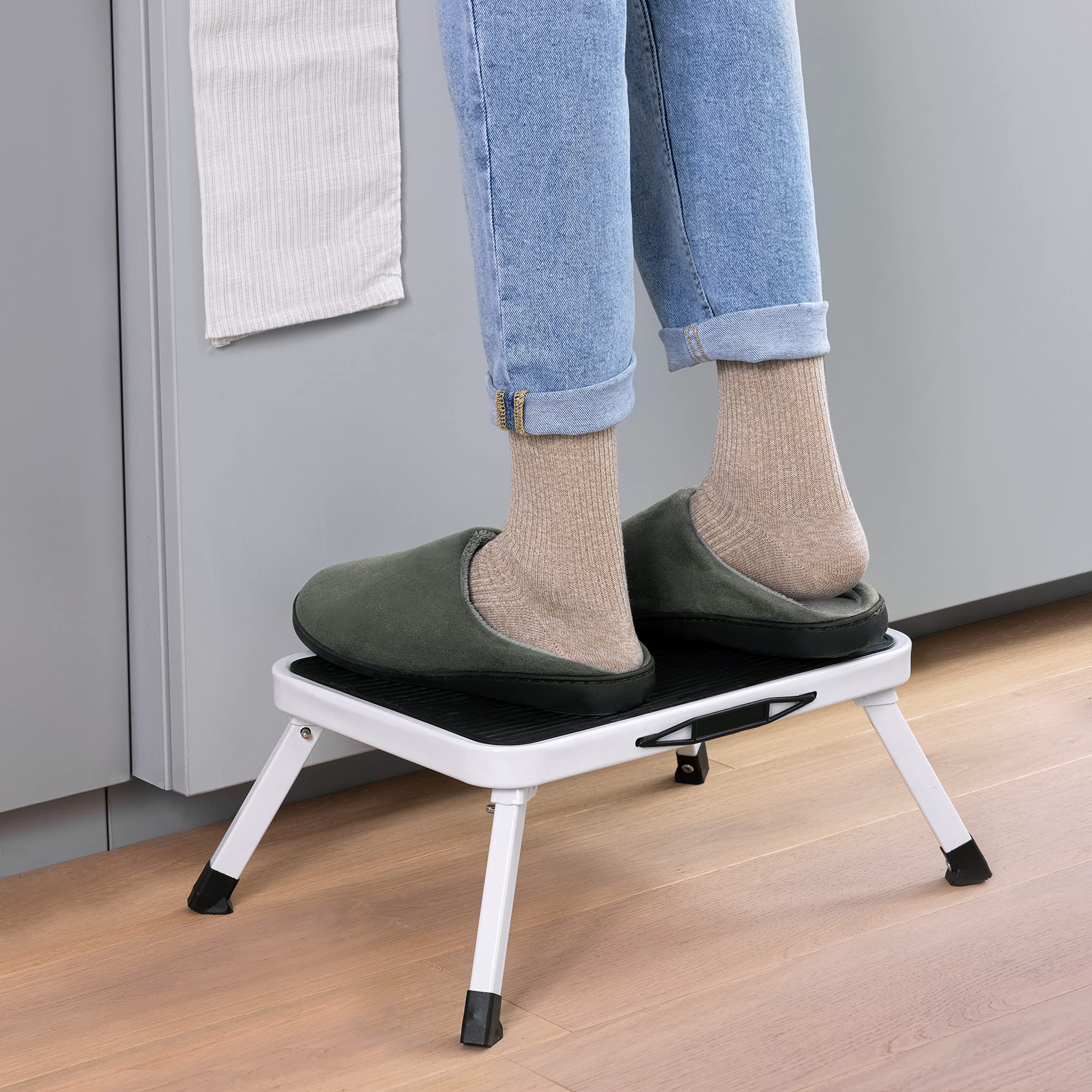 navaris-living-tritthocker-klappbar-stahl-150-kg-rutschfest image 2