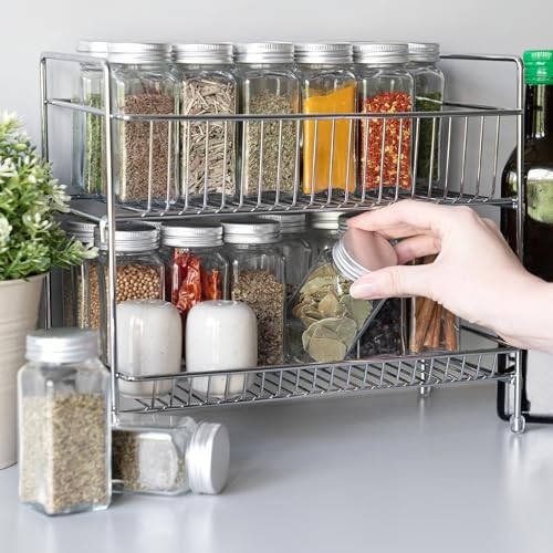 navaris-kitchen-gew-rzregal-2-etagen-metall-faltbar image 8