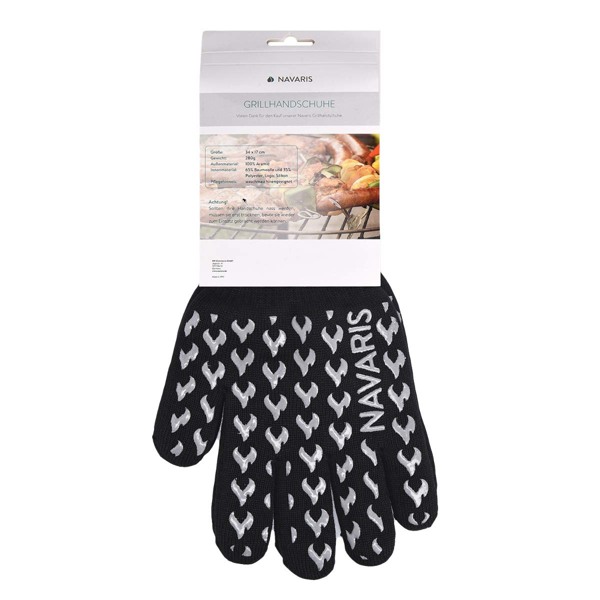 navaris-kitchen-grillhandschuhe-ofenhandschuhe-500-c-silikon image 7