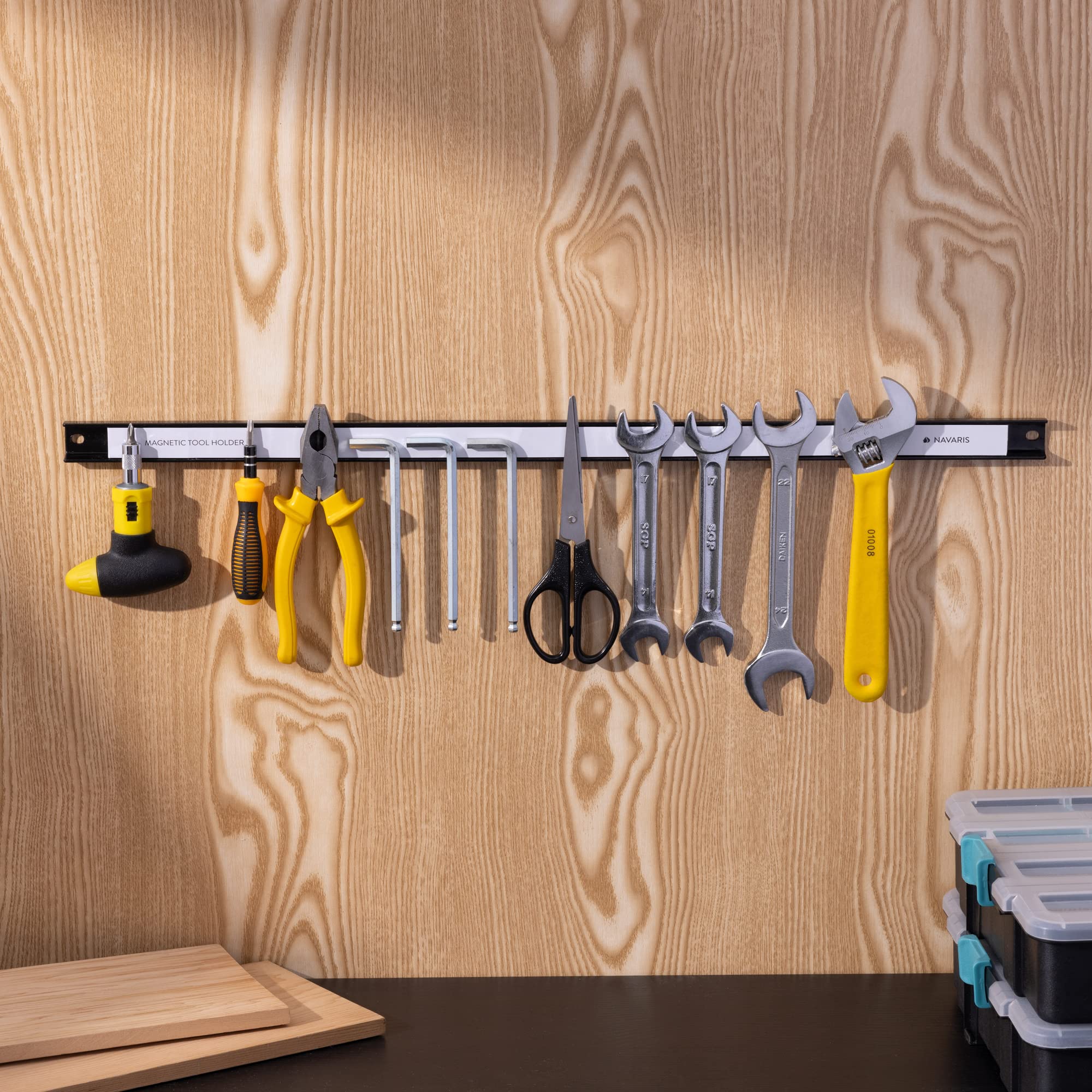navaris-hardware-3x-magnetleiste-werkzeughalter-60cm-15kg image 6
