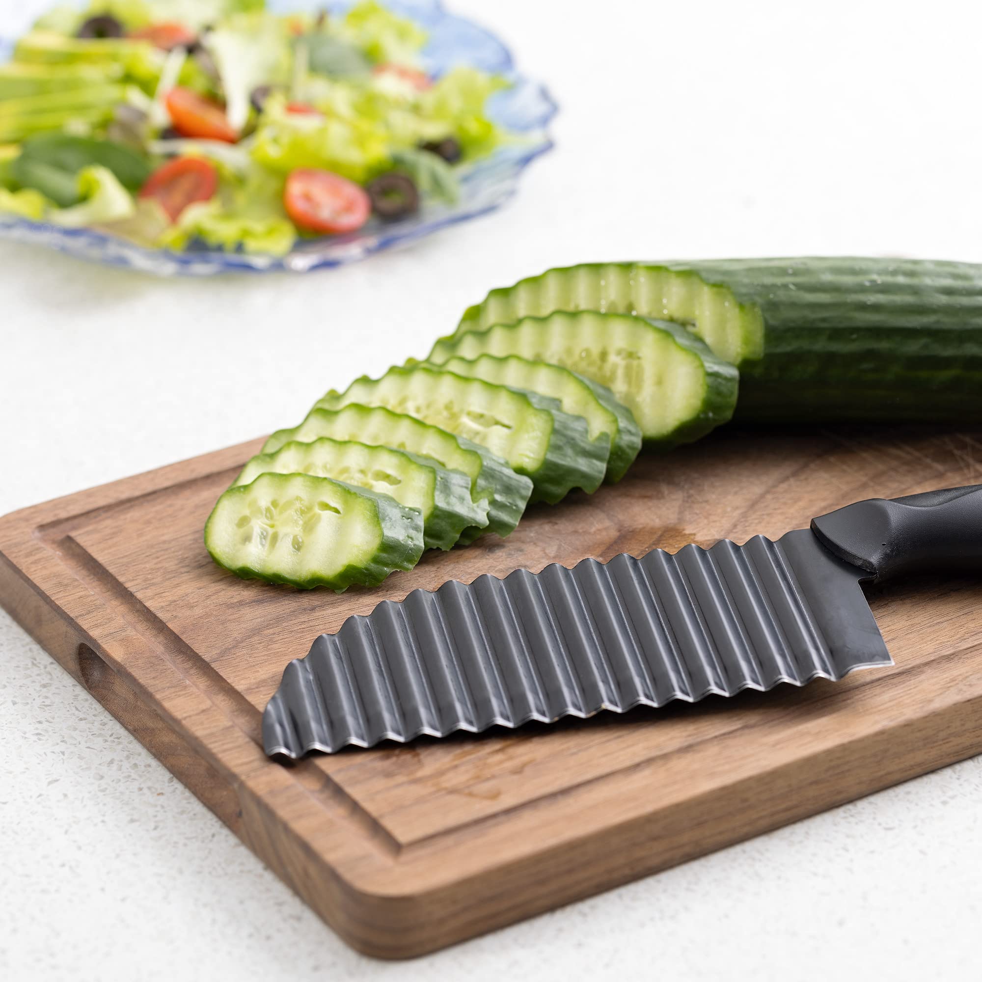 navaris-kitchen-3er-kartoffelsch-ler-wellenschneider-schwarz image 3