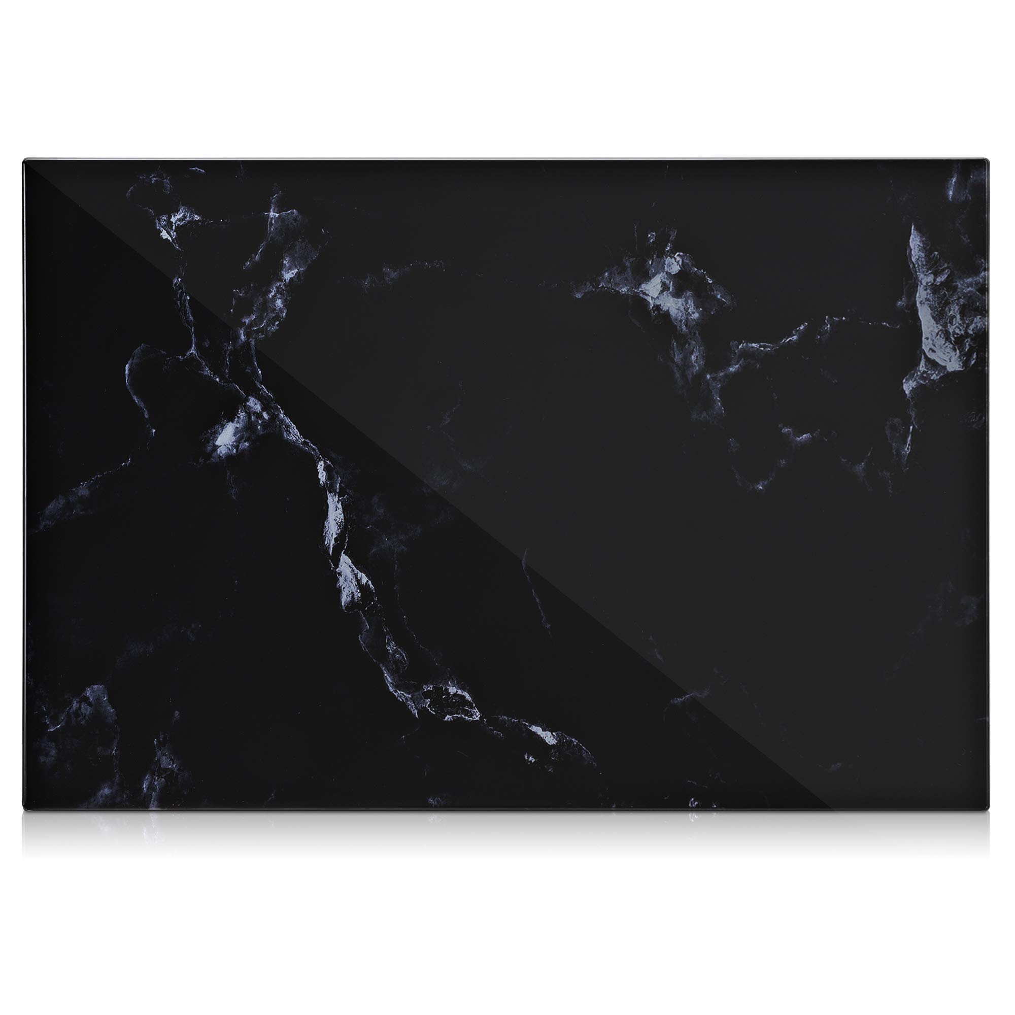 navaris-magnettafel-glas-60x40-schwarz-marmor-beschreibbar image 5