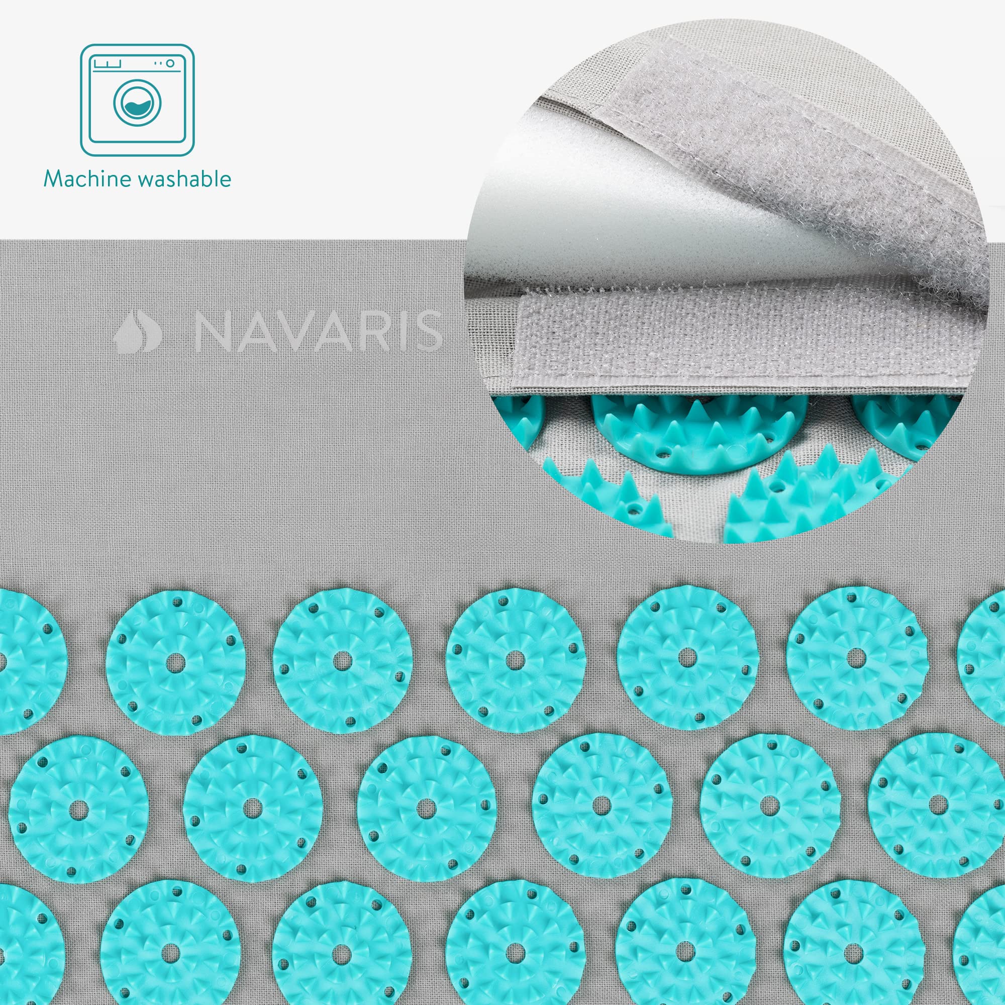navaris-sport-wellness-akupressur-set-matte-kissen-hellgrau image 6