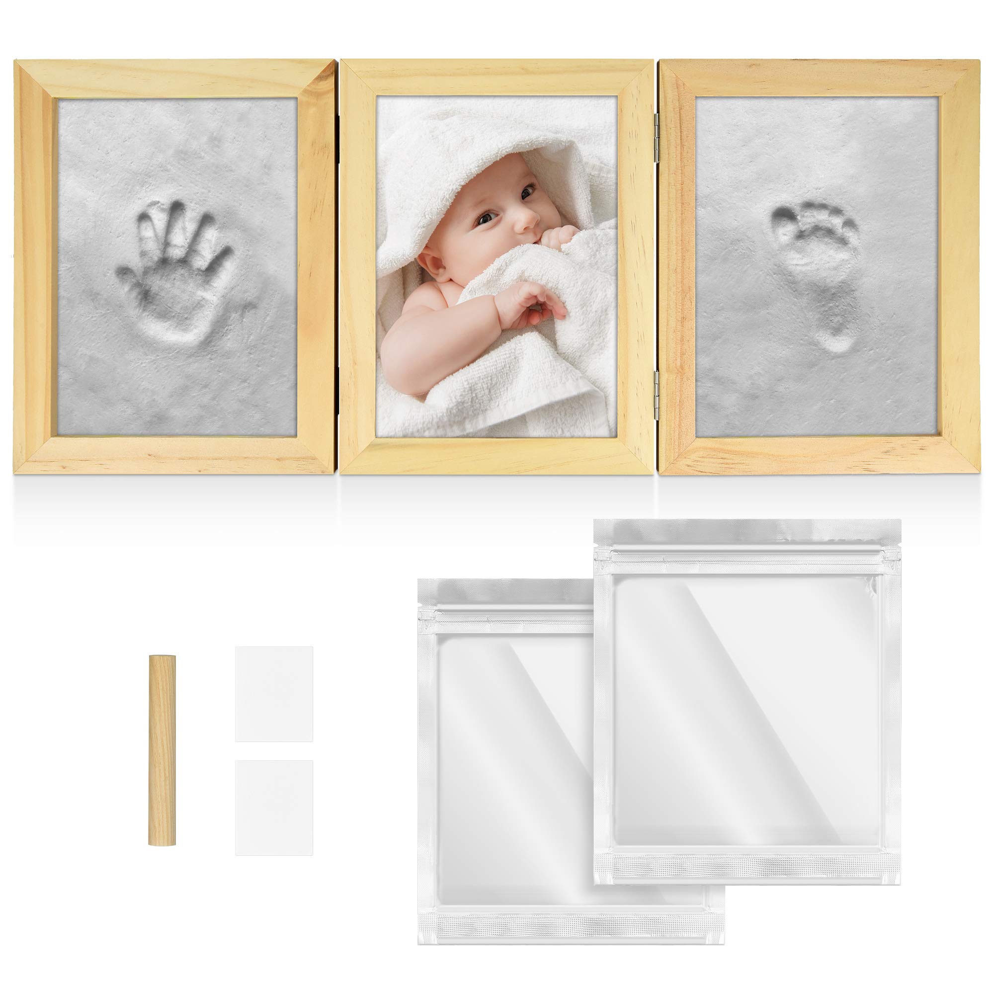 navaris-baby-bilderrahmen-gipsabdruck-kiefer-220x170-mm image 5
