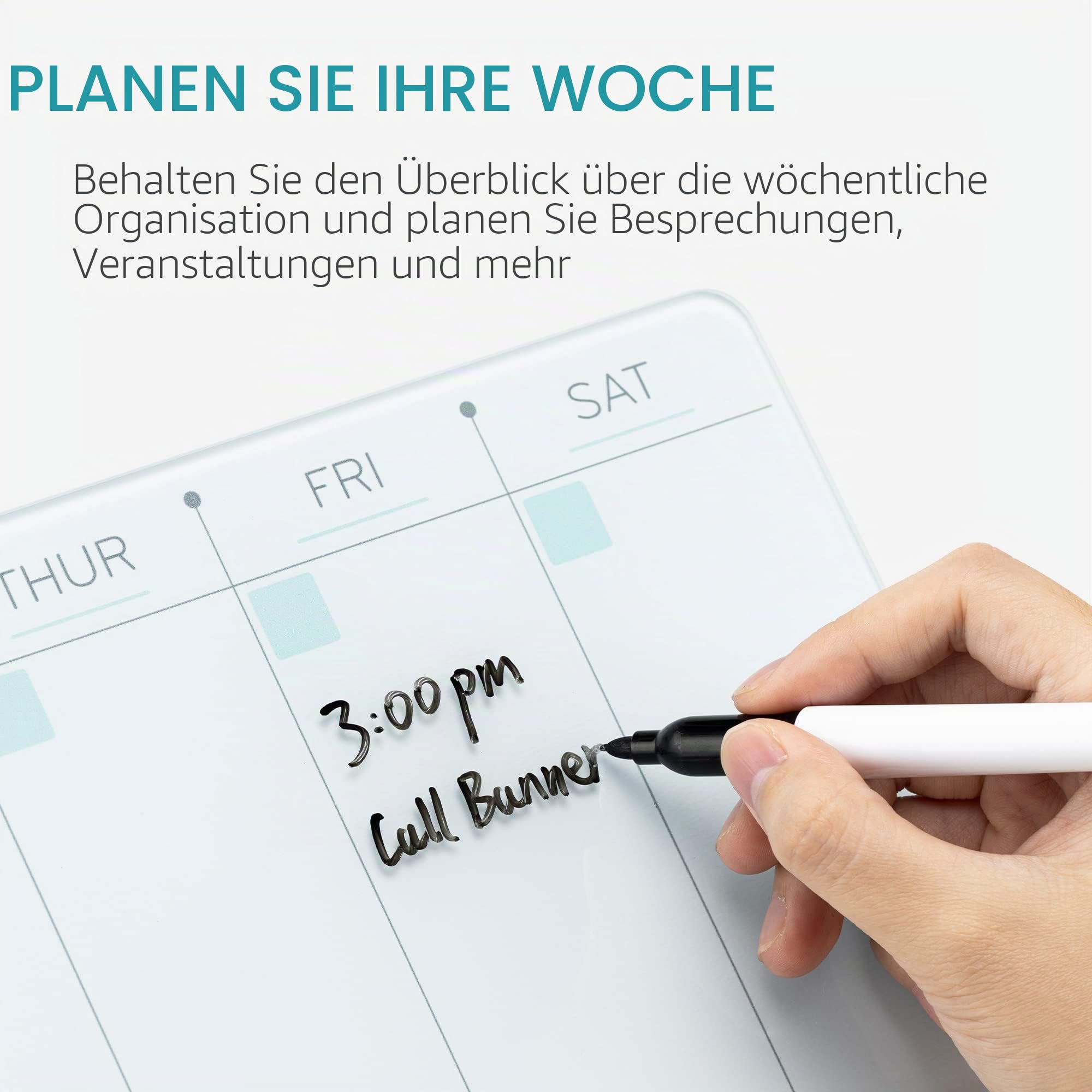 navaris-wochenplaner-glas-abwischbar-40-5cm-mit-marker image 4