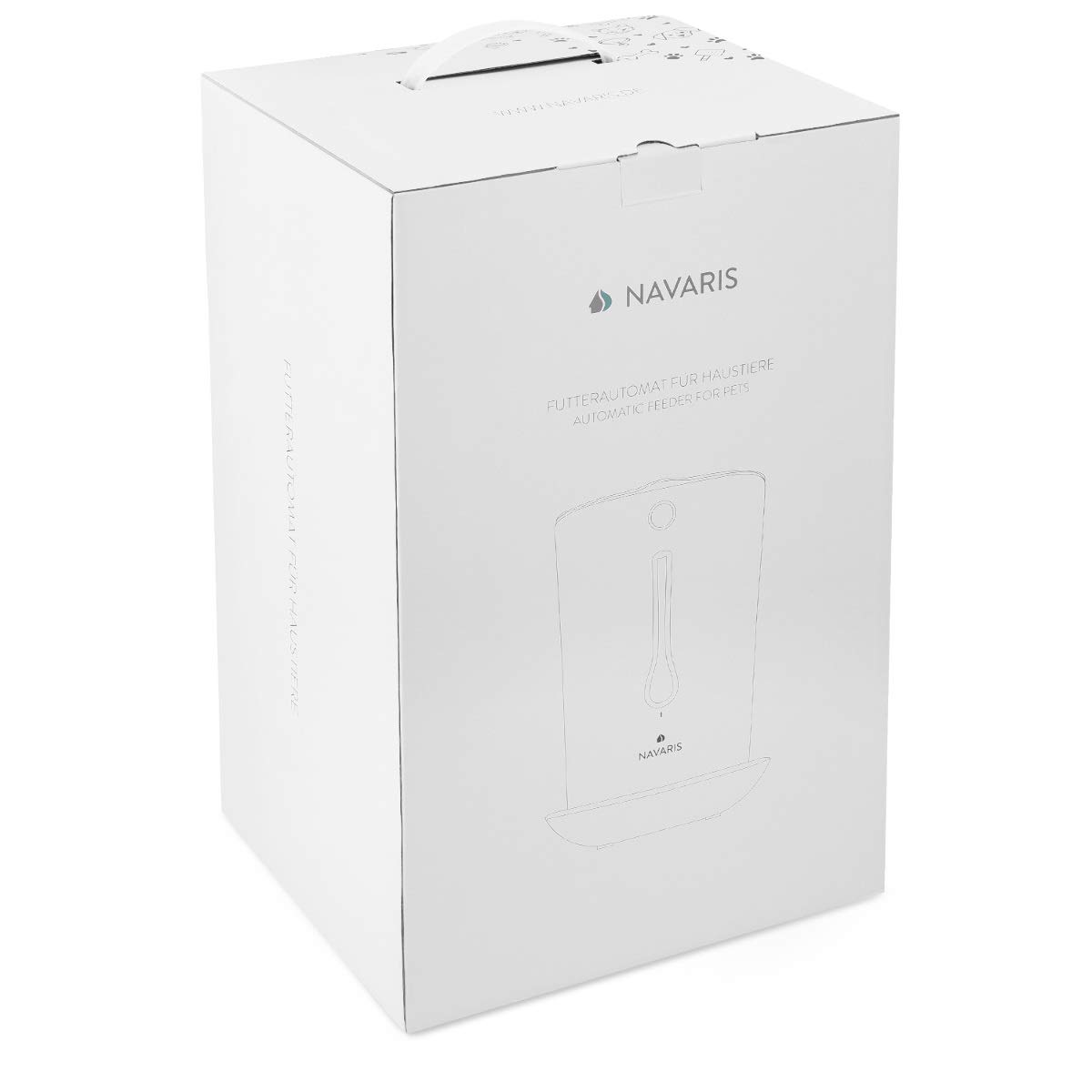 navaris-animals-futterautomat-6l-futterspender-timer-trockenfutter image 7