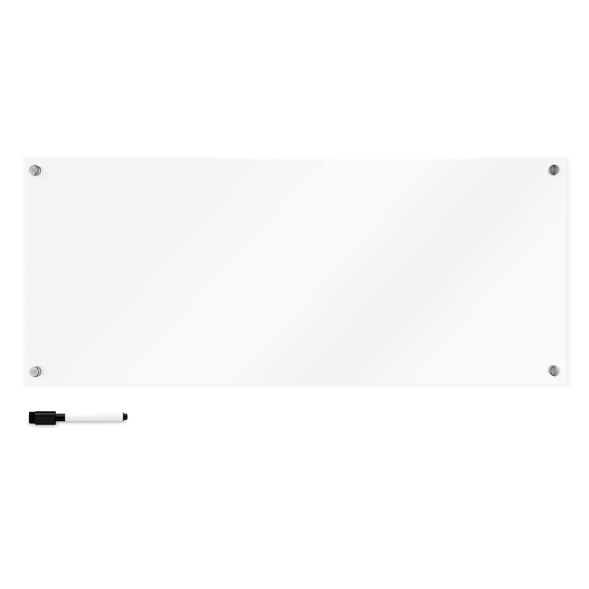 navaris-office-memoboard-acryl-transparent-25-4x61-cm-marker image 1