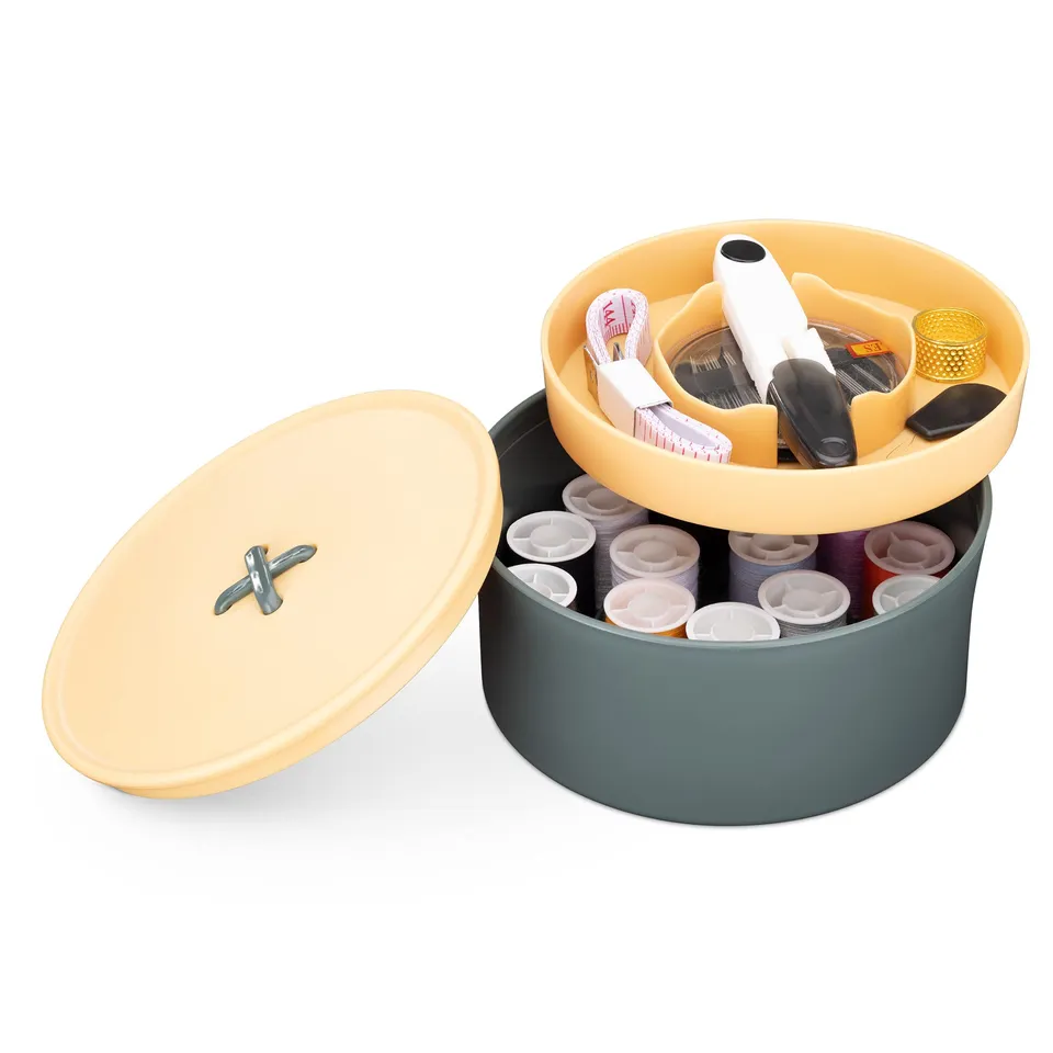navaris-n-hset-52-teile-knopf-box-mit-garn-nadeln-schere image 1