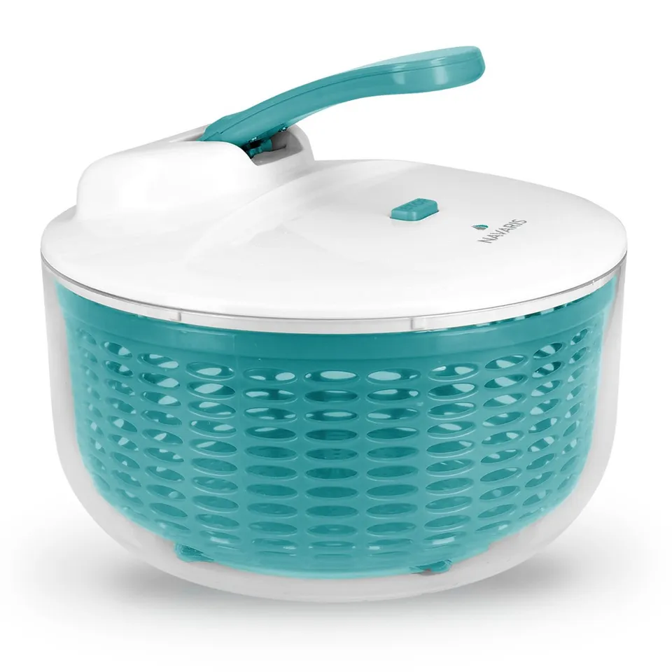 navaris-kitchen-salatschleuder-5l-27cm-mit-deckel-2in1 image 1
