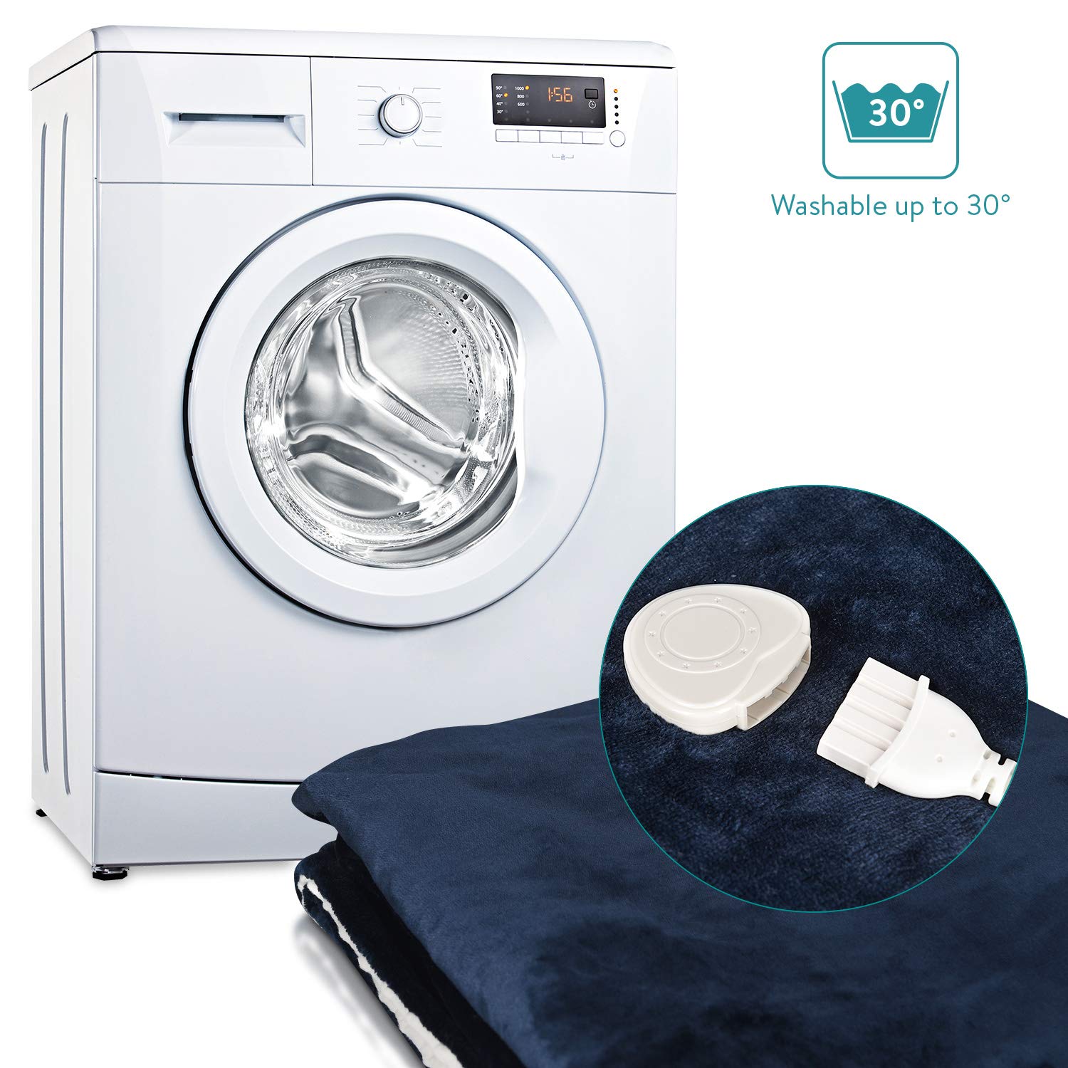 navaris-xxl-heizdecke-180x130-dunkelblau-abschaltautomatik-2 image 4