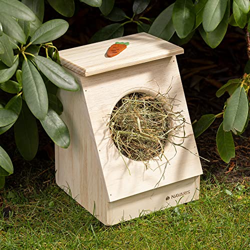 navaris-heuspender-holz-kaninchen-heuraufe-karotten-design image 8