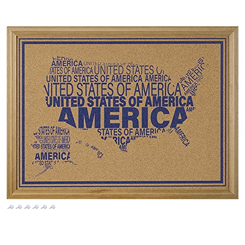 navaris-usa-karte-kork-pinwand-60x45-cm-quer-mit-holzrahmen image 8