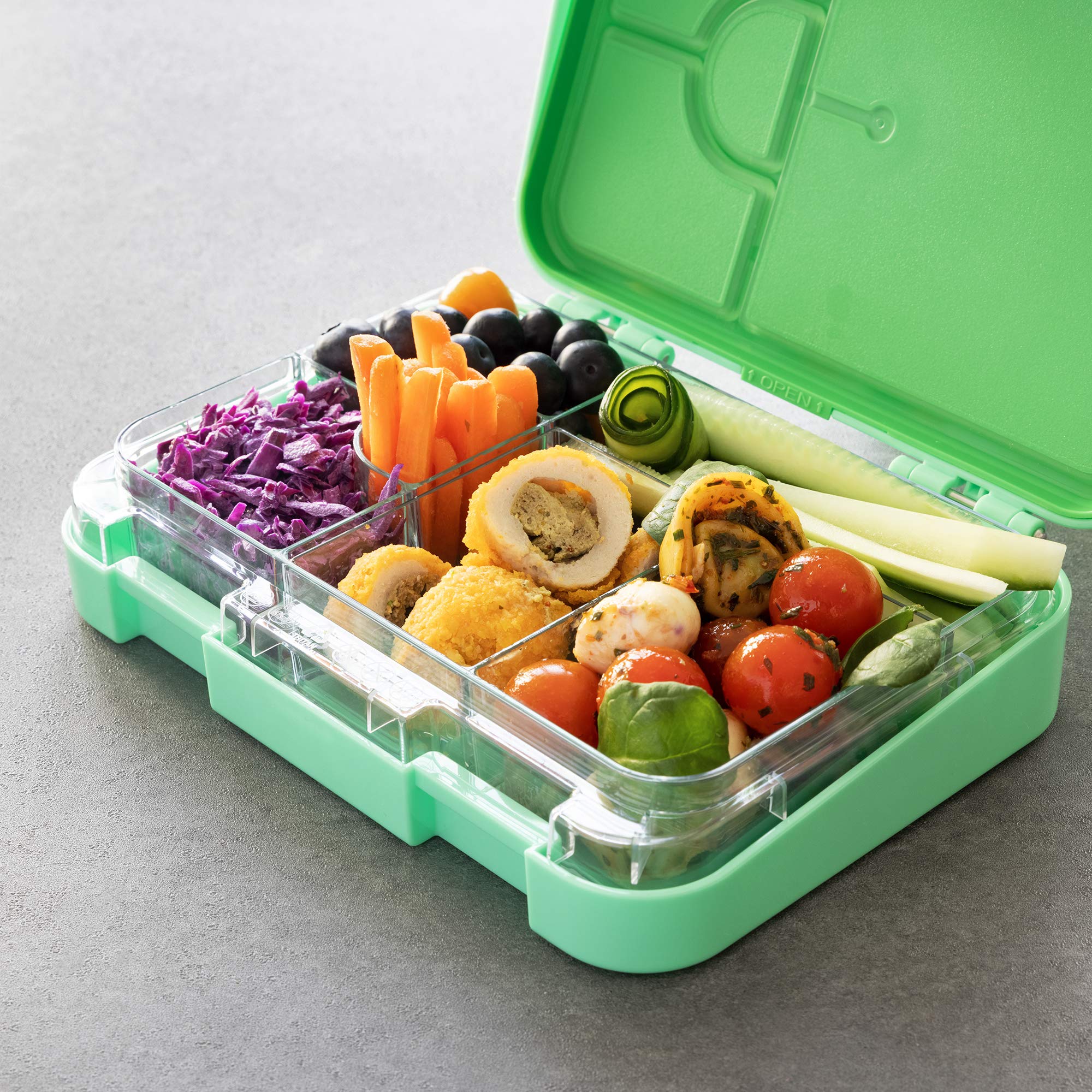 navaris-bento-box-brotdose-gr-n-mit-6-f-chern-auslaufsicher image 5