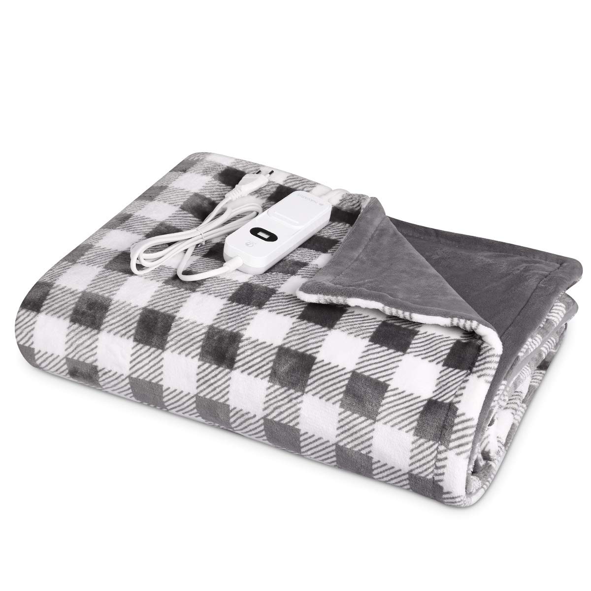 navaris-xxl-poncho-heizdecke-180x130-grau-wei-mit-abschaltautomatik image 1