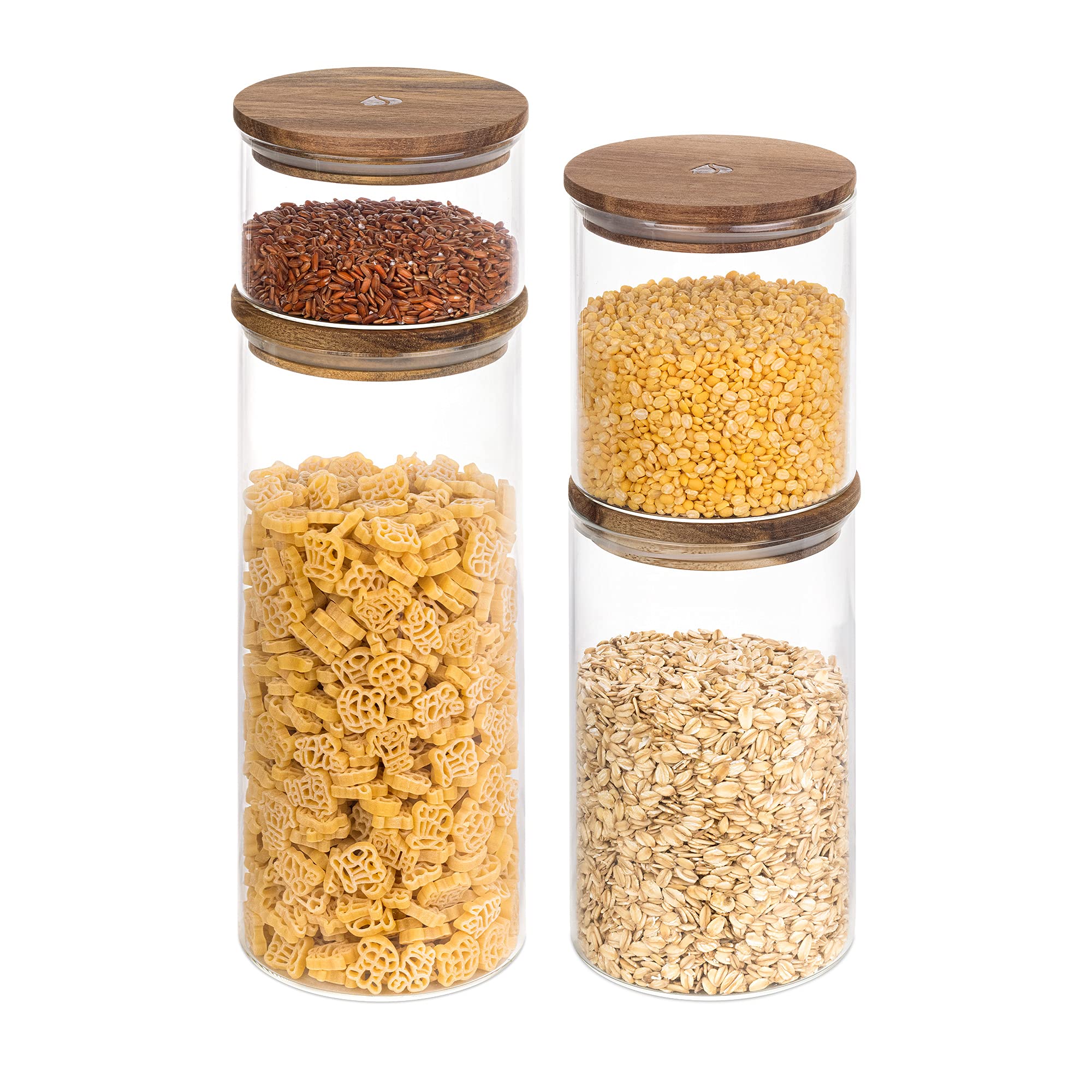 navaris-kitchen-vorratsgl-ser-4er-set-akaziendeckel-luftdicht image 7