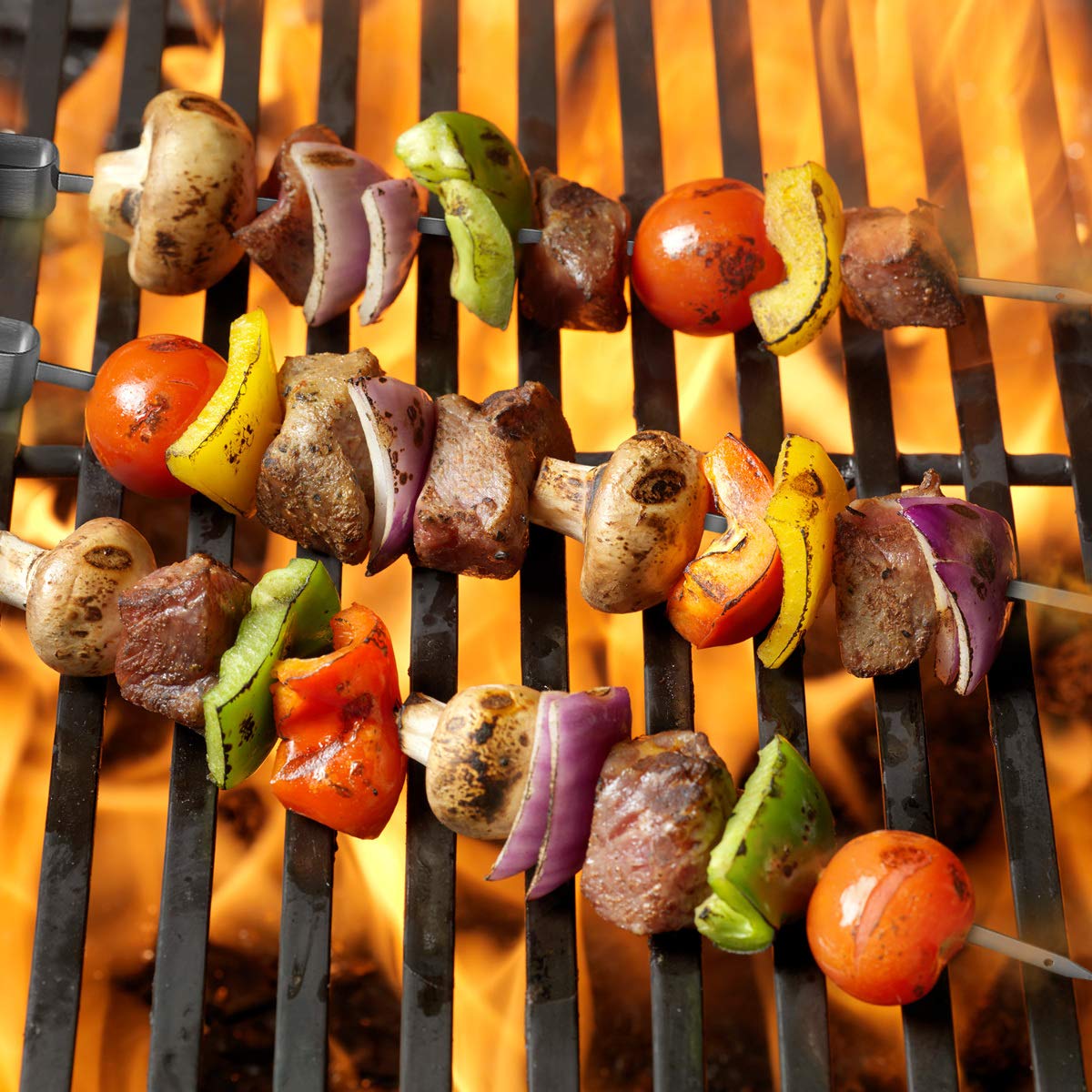 navaris-kitchen-grillspie-e-edelstahl-41cm-8er-set image 2