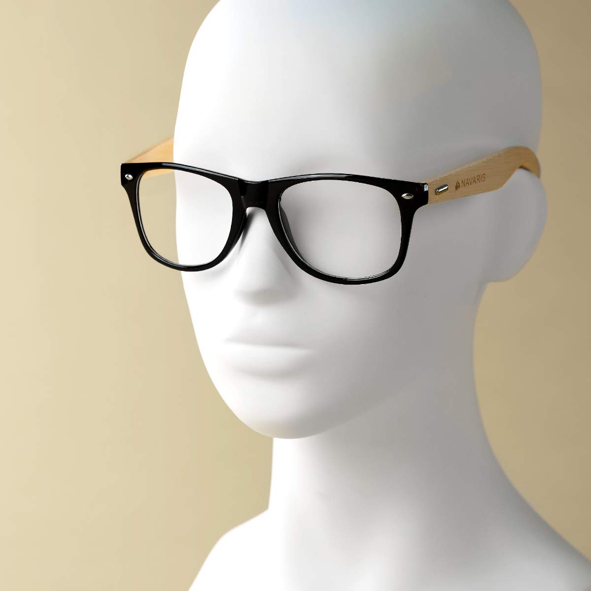 navaris-beauty-retro-brille-ohne-st-rke-blaulicht-bambusb-gel image 6