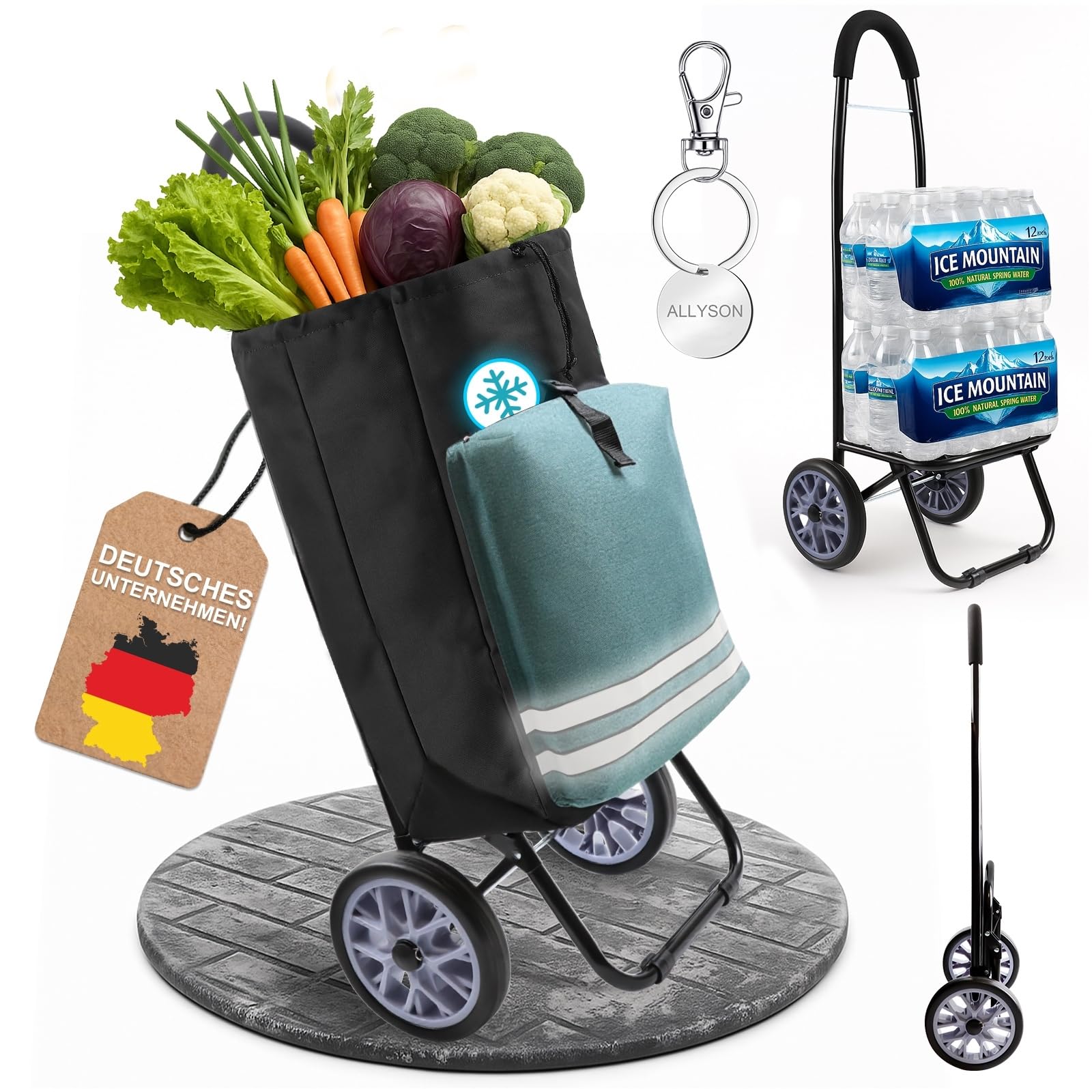 allyson-shopping-trolley-45l-gr-n-k-hltasche-klappbar image 1