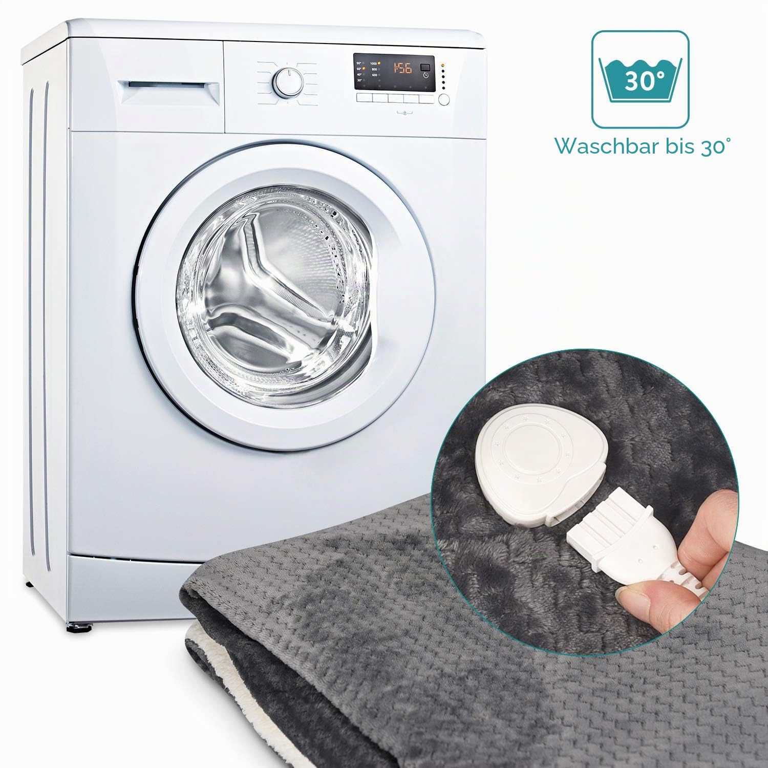 navaris-w-rmedecke-heizdecke-180x130cm-grau-3-stufen image 4