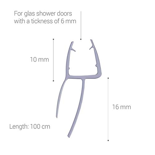 navaris-beauty-duschdichtung-6mm-45-grad-100cm-transparent image 8