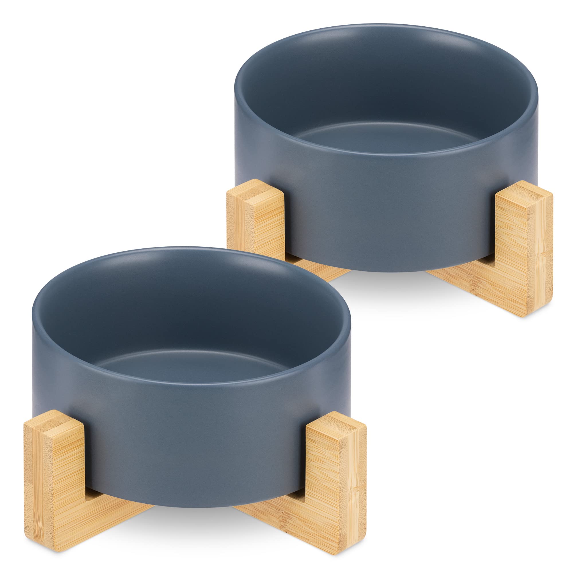 navaris-animals-futterstation-2er-keramiknapf-blau-850-ml image 7
