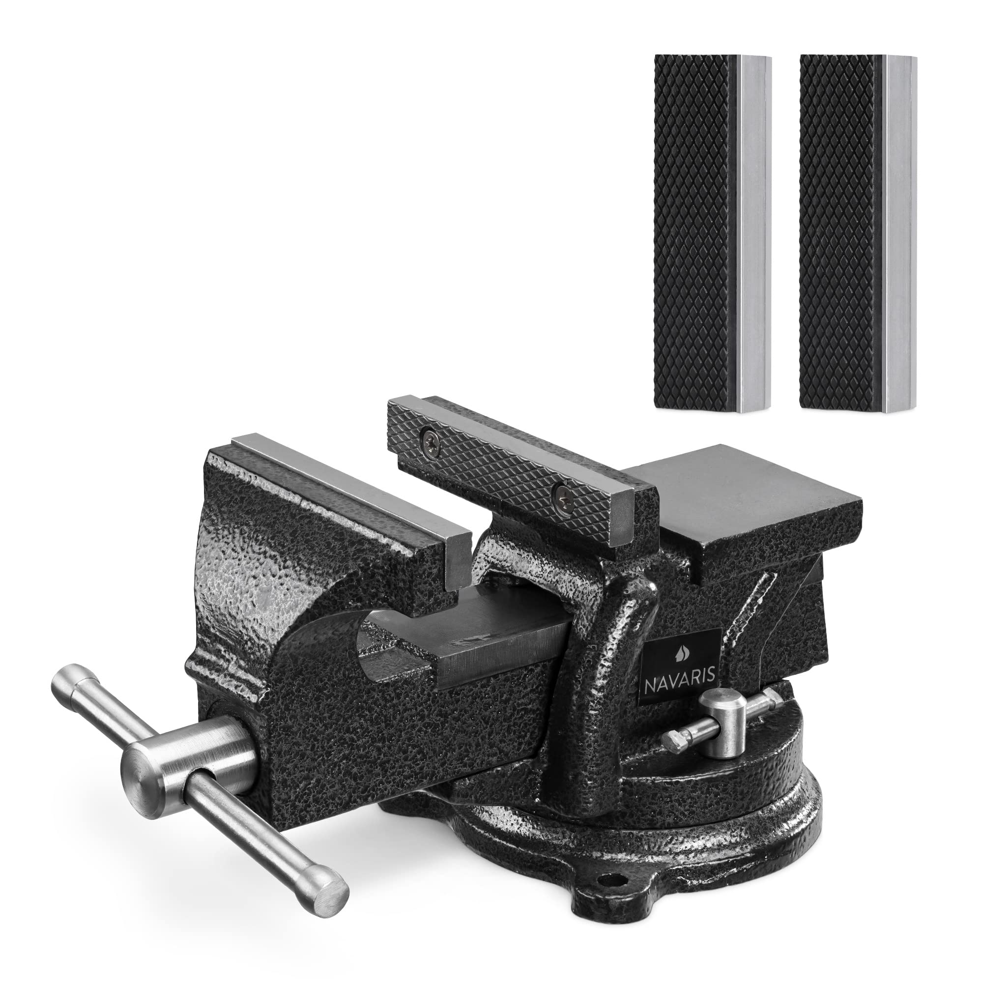 navaris-hardware-schraubstock-100mm-gusseisen-1000kg-amboss image 1