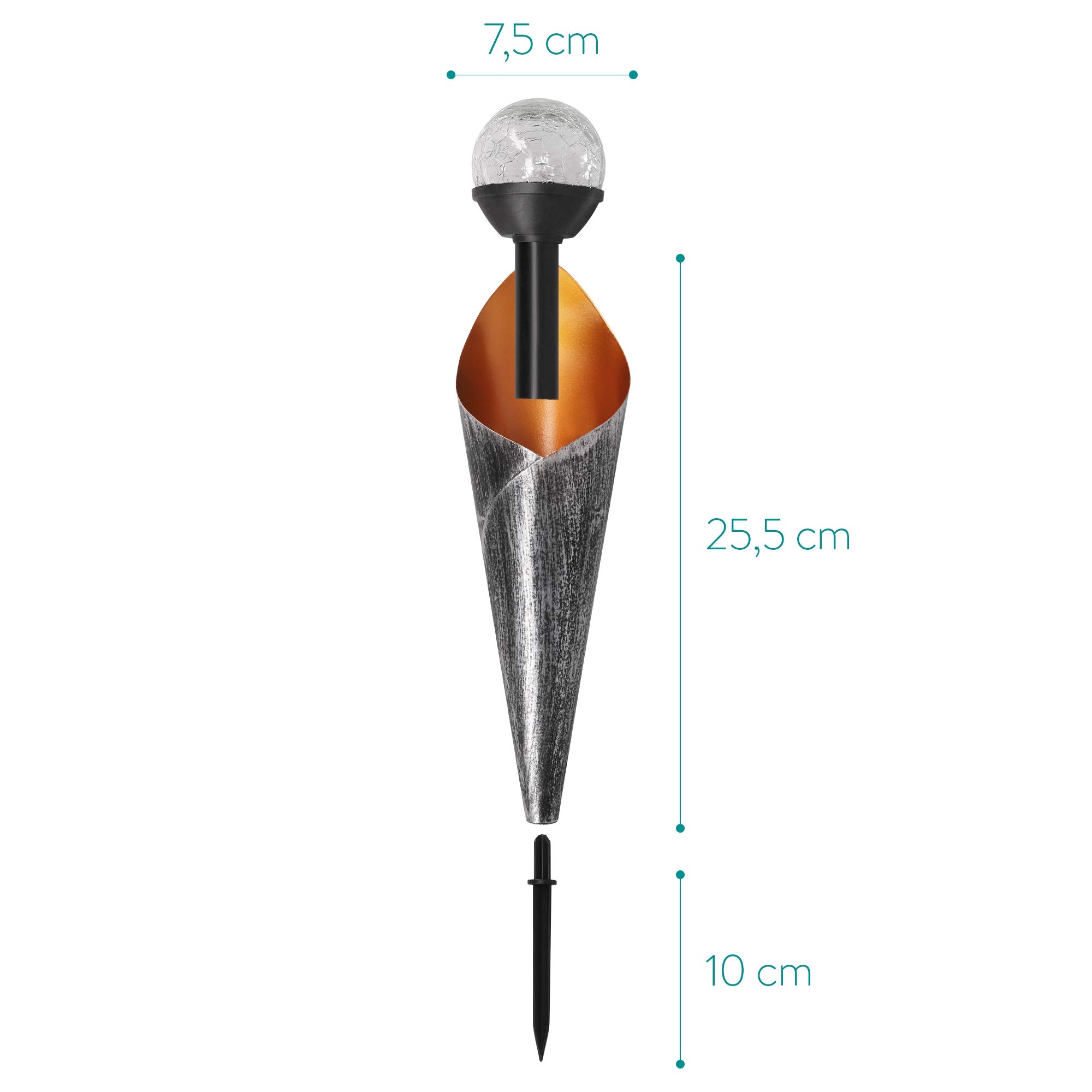 navaris-garden-led-solar-gartenfackel-4er-set-warmwei image 5