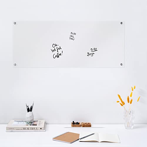 navaris-office-memoboard-acryl-transparent-25-4x61-cm-marker image 8