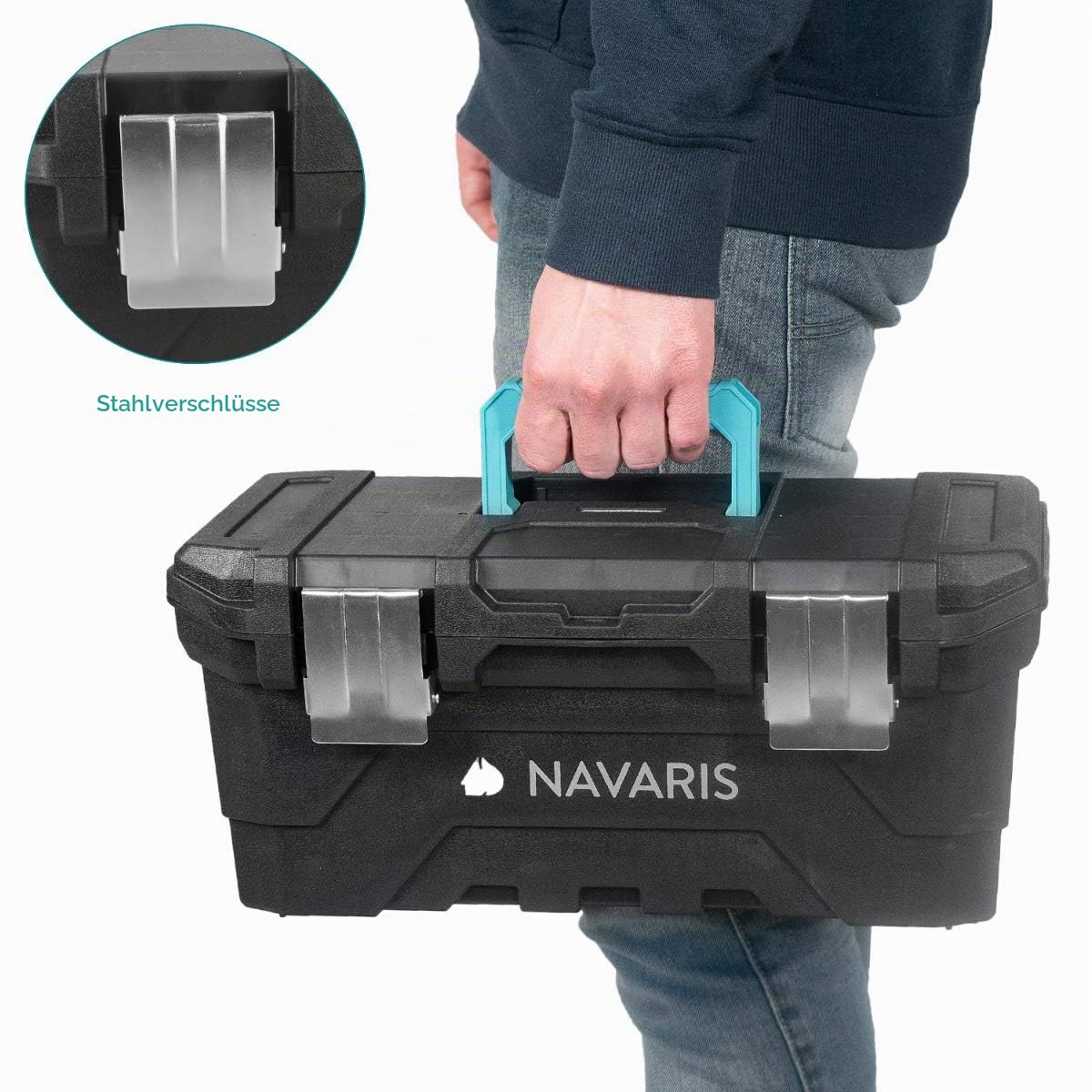 navaris-travel-werkzeugkasten-16-leer-15l-40-6cm-kunststoff image 3