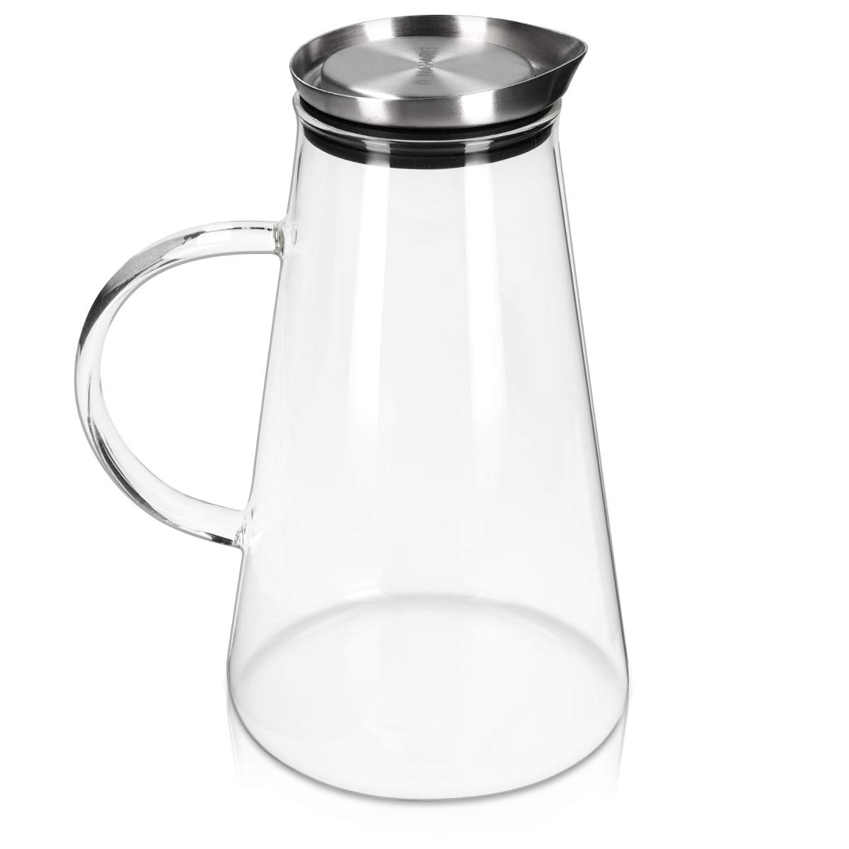 navaris-glaskaraffe-borosilikat-1-6l-mit-deckel-sieb image 8