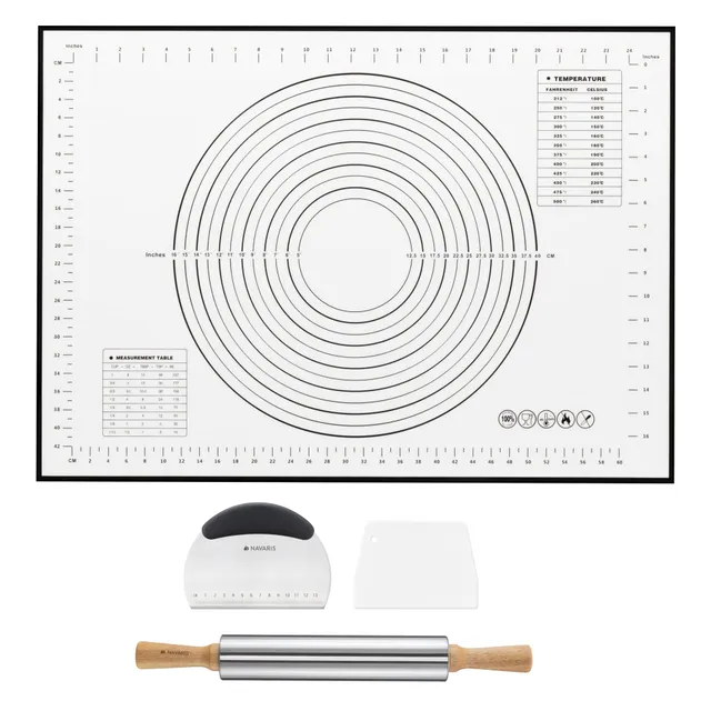 navaris-kitchen-teigback-set-4-tlg-silikonmatte-nudelholz image 1