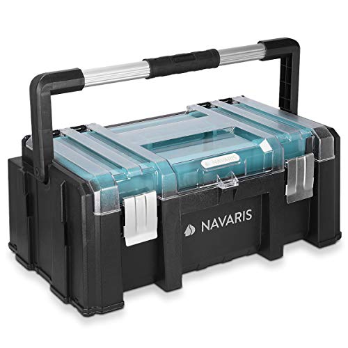 navaris-travel-werkzeugkoffer-20-leer-51x32x22cm-alu-griff image 7