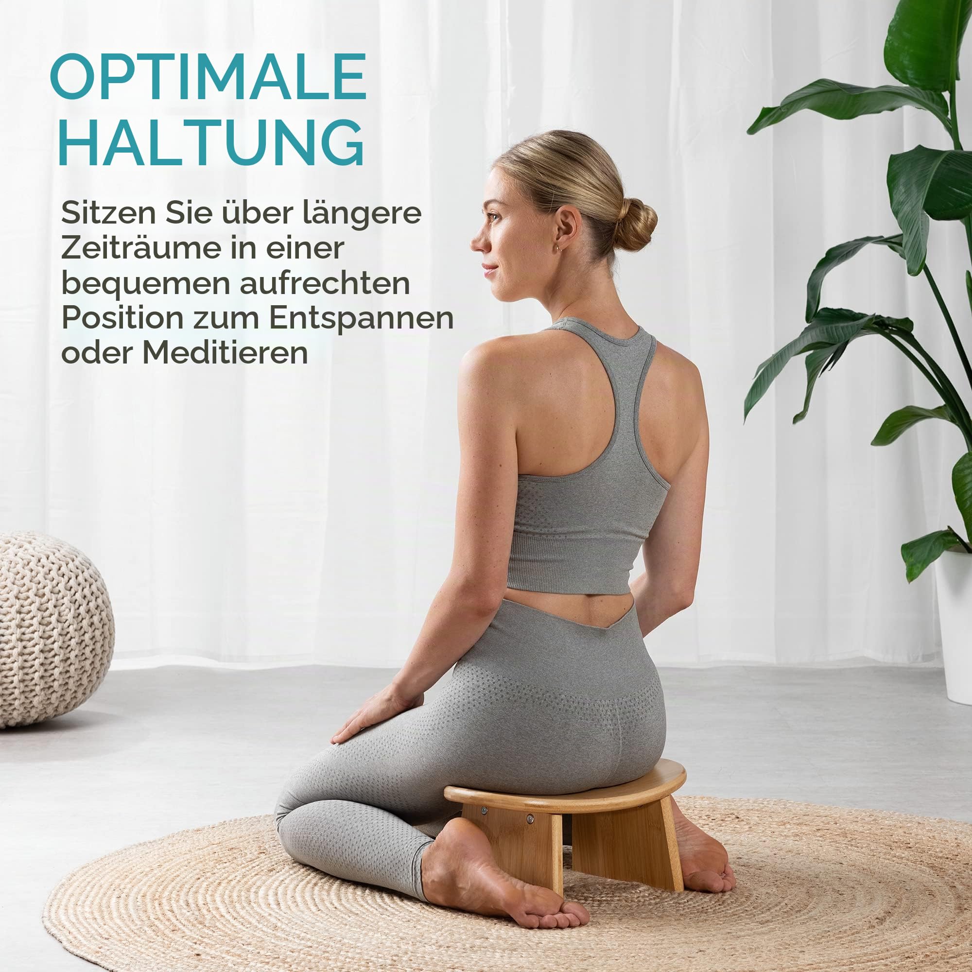 navaris-meditationshocker-bambus-meditationsbank-braun-41-cm image 4