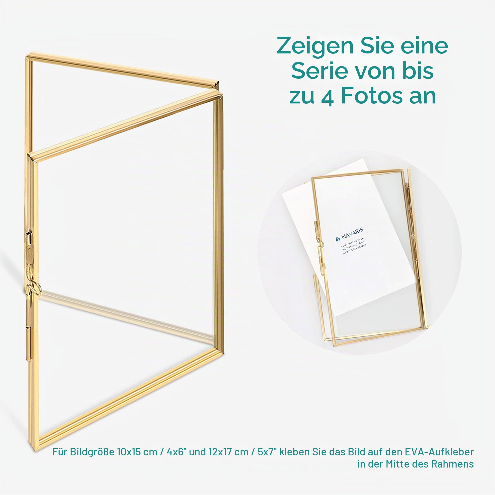 navaris-klappbilderrahmen-gold-f-r-4-fotos-portraitrahmen image 3