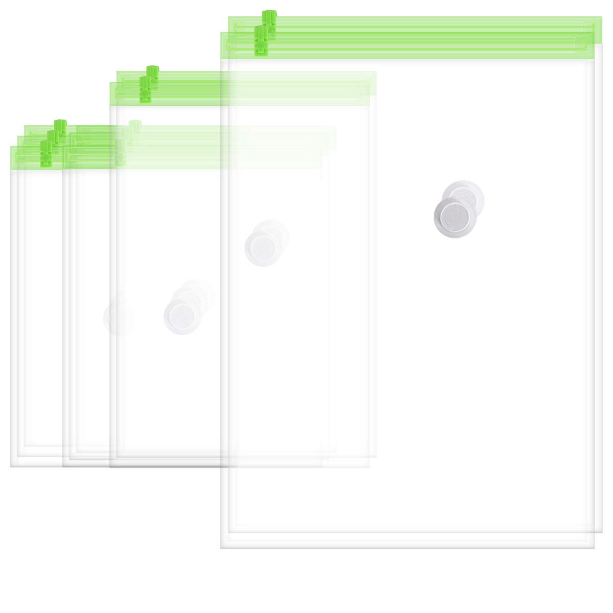 navaris-travel-vakuumbeutel-10er-set-ohne-pumpe-transparent image 1