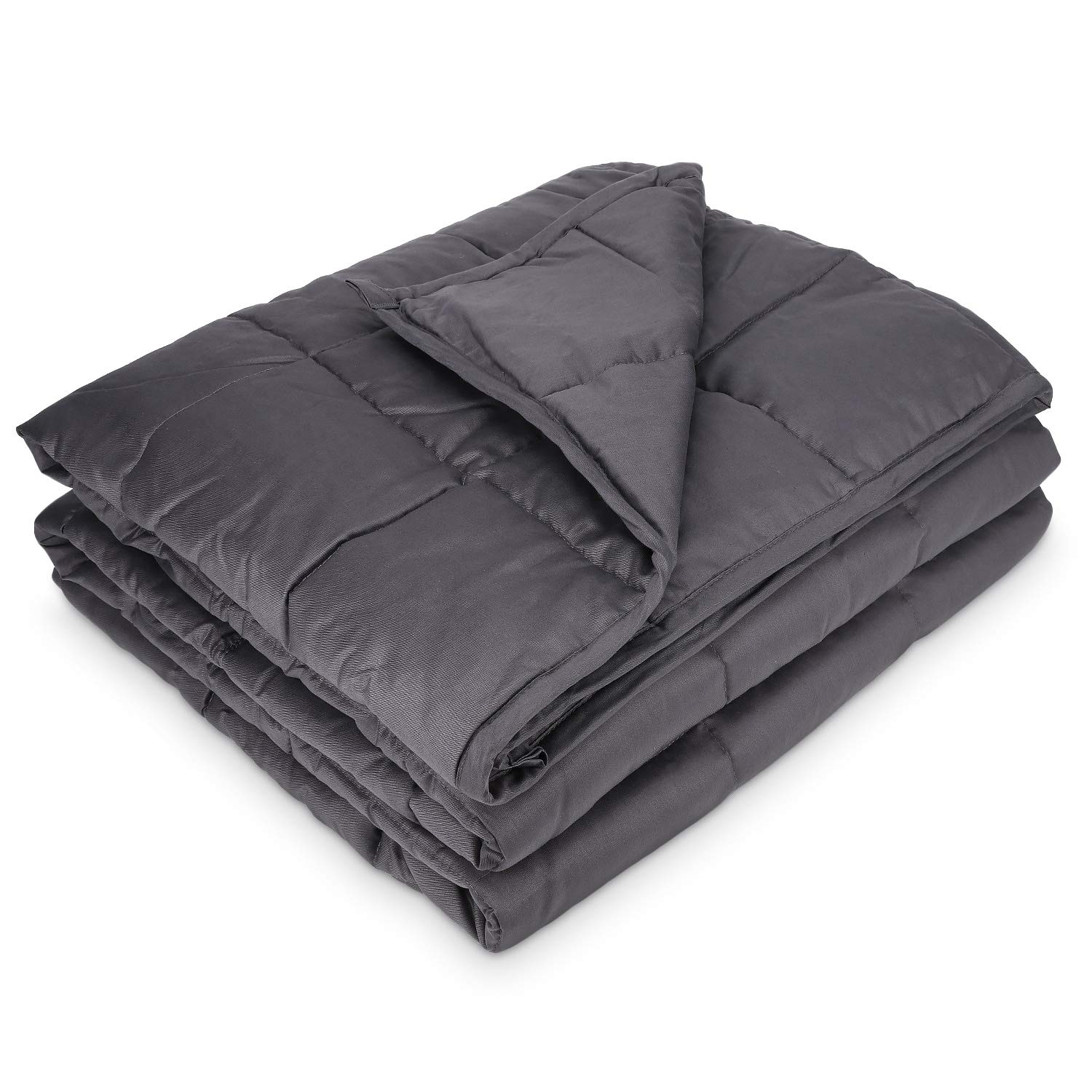 navaris-living-gewichtsdecke-135x200-cm-4-8-kg-grau-baumwolle image 1