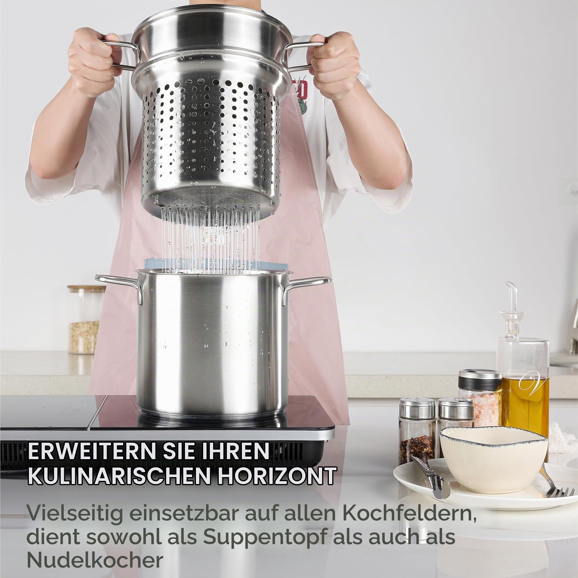 navaris-kitchen-nudeltopf-5-7l-edelstahl-mit-glasdeckel image 2