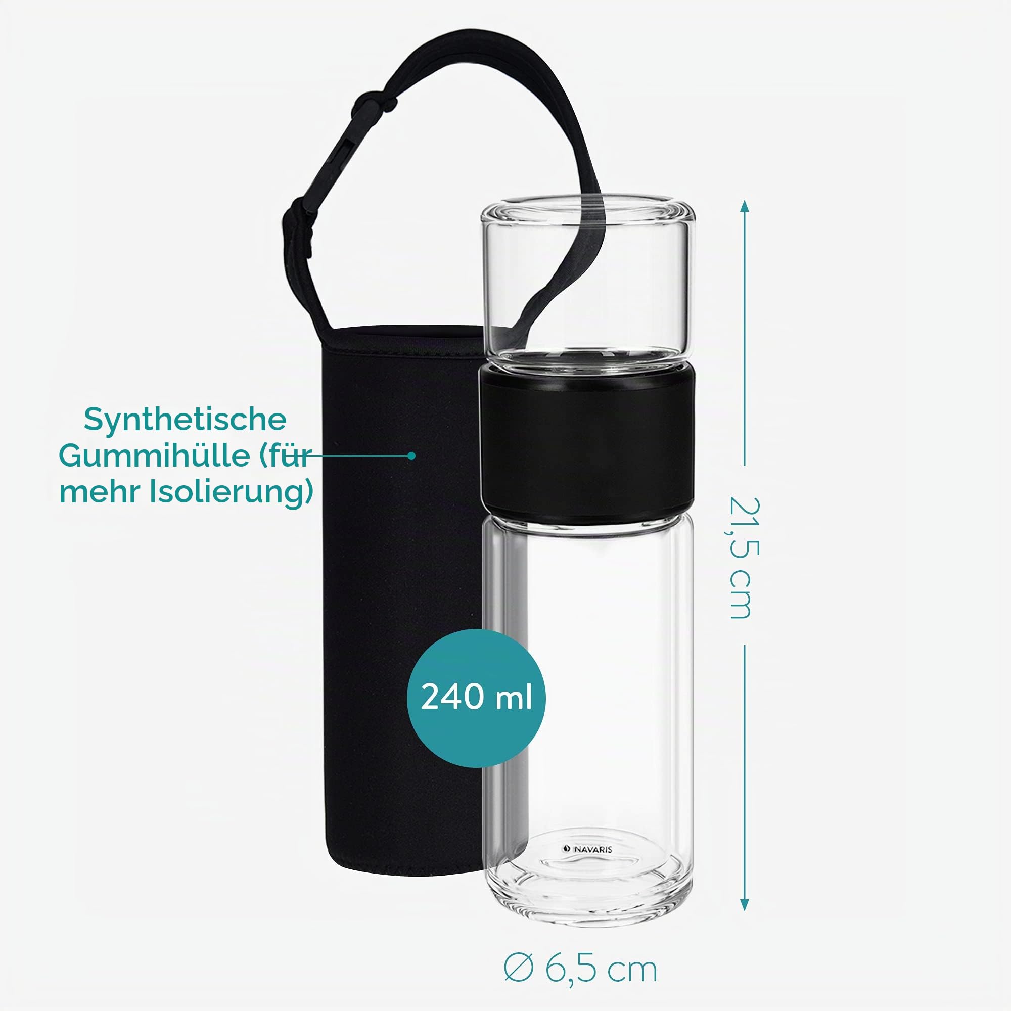 navaris-kitchen-teeflasche-glas-240-ml-mit-edelstahl-sieb image 6