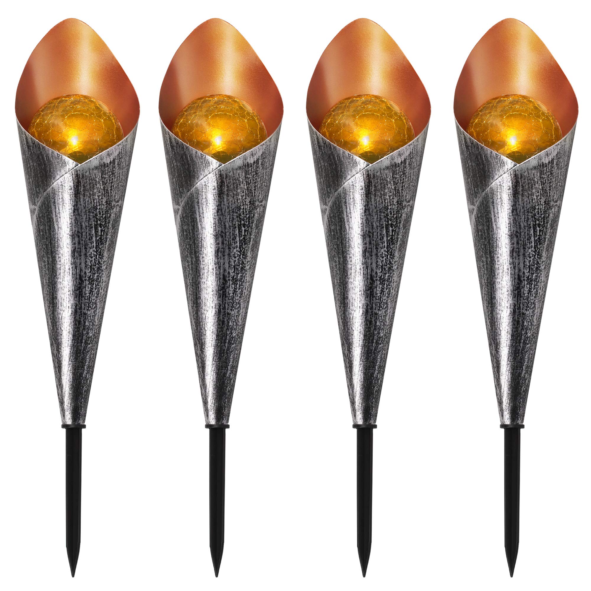 navaris-garden-led-solar-gartenfackel-4er-set-warmwei image 7