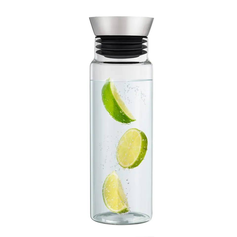 navaris-kitchen-glaskaraffe-1l-borosilikatglas-mit-deckel image 1