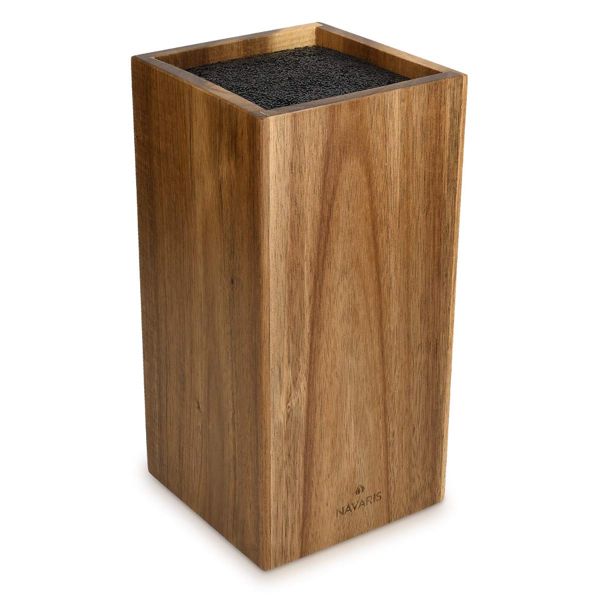 navaris-messerblock-akazienholz-unbest-ckt-mit-borsten image 1
