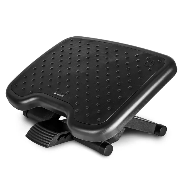 navaris-fu-st-tze-h-henverstellbar-b-ro-massage-noppen-schwarz image 1