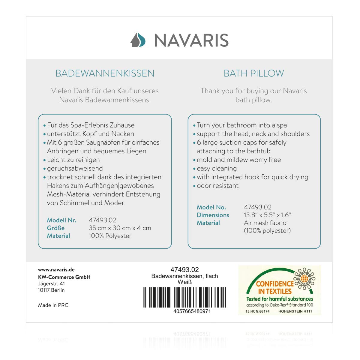 navaris-beauty-badewannenkissen-mesh-wei-rutschfest image 7
