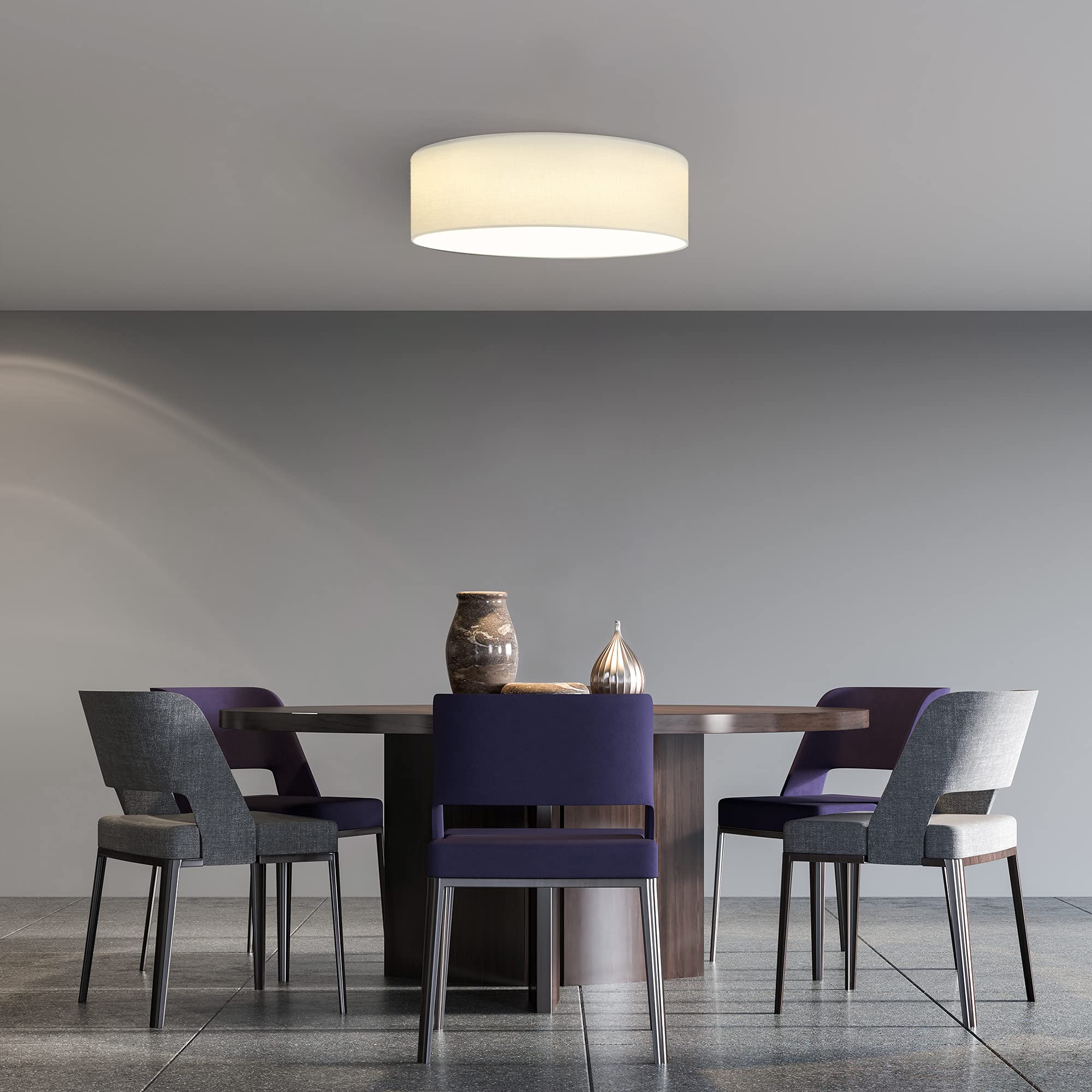 navaris-lighting-led-deckenleuchte-40-cm-rund-wei-dimmbar image 5