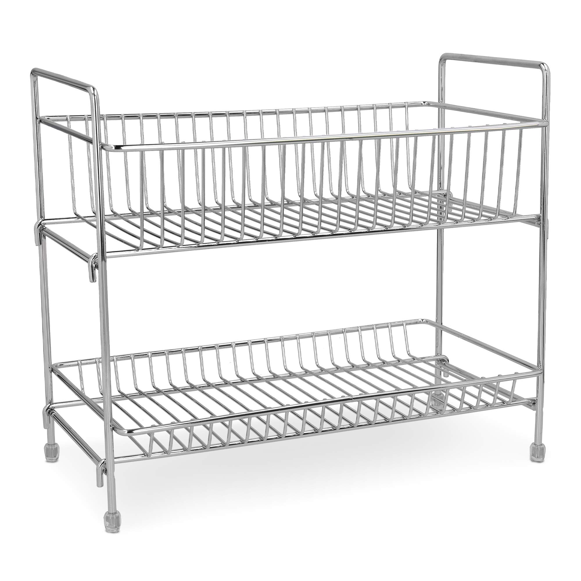 navaris-kitchen-gew-rzregal-2-etagen-metall-faltbar image 7