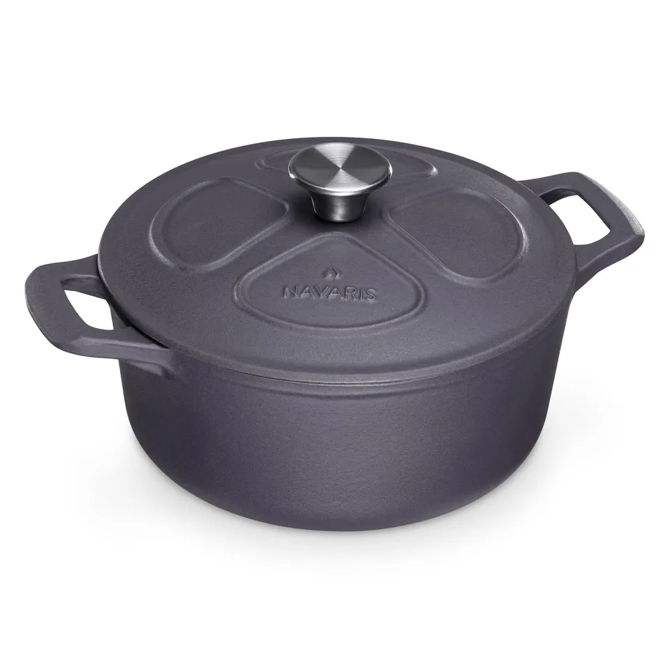 navaris-kitchen-gusseisentopf-br-ter-3-5l-24-cm-emailliert-2 image 1